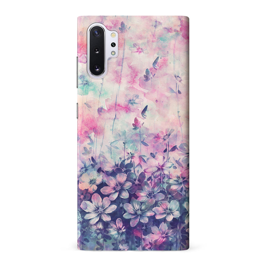 Samsung Galaxy Note 10 Plus Lush Haven Painted Flowers Phone Case