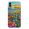 iPhone XS Max Gardenia Painted Flowers Phone Case