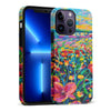 iPhone 14 Pro Max Gardenia Painted Flowers Phone Case
