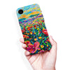 Gardenia Painted Flowers Phone Case