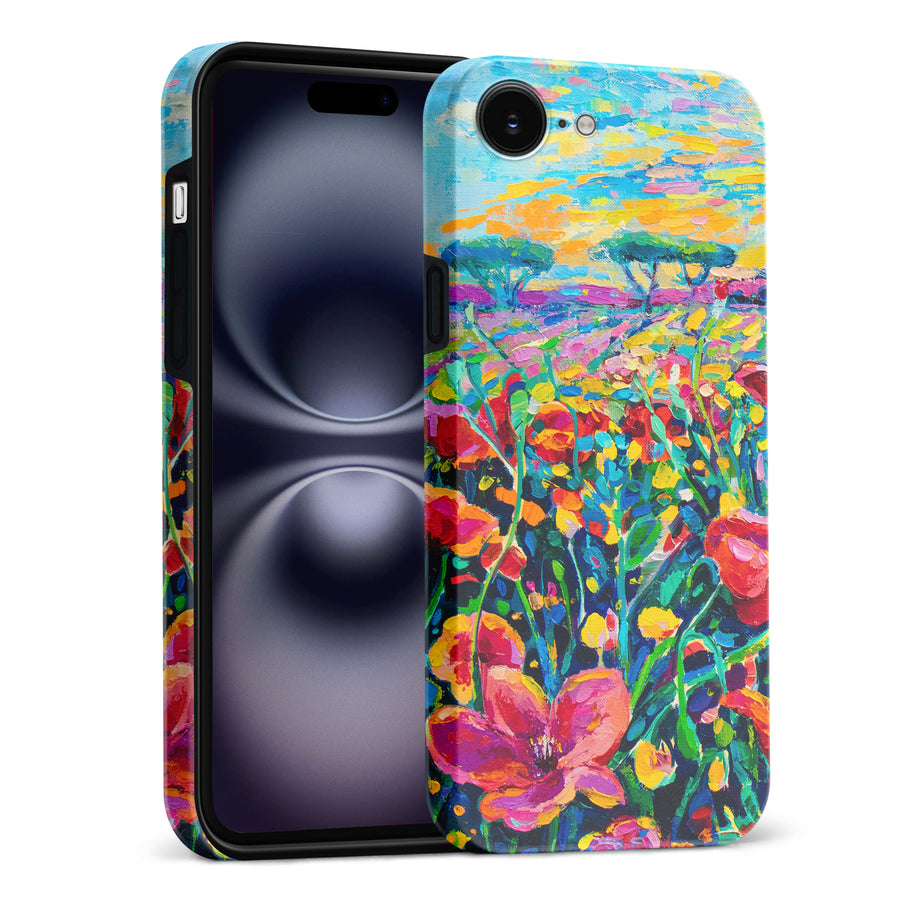 Gardenia Painted Flowers Phone Case