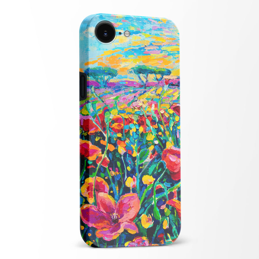 Gardenia Painted Flowers Phone Case