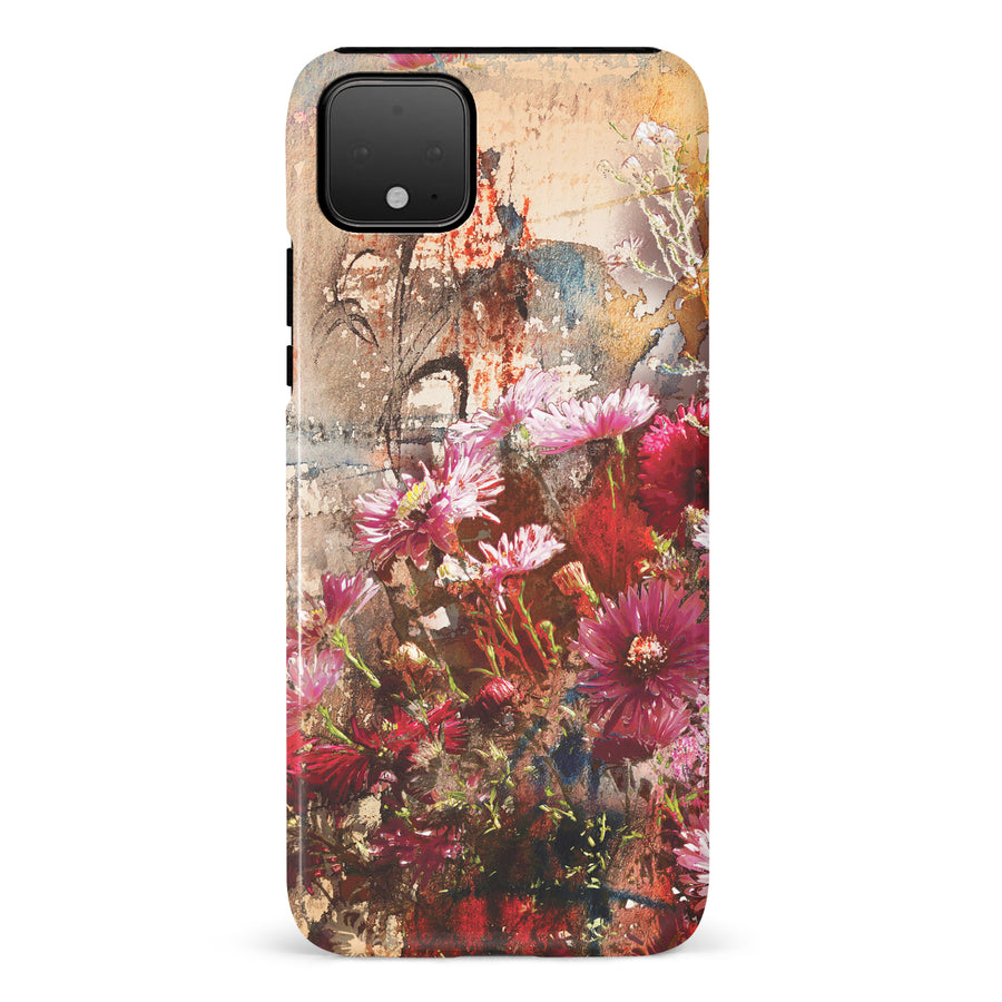 Google Pixel 4 XL Botanicals Painted Flowers Phone Case