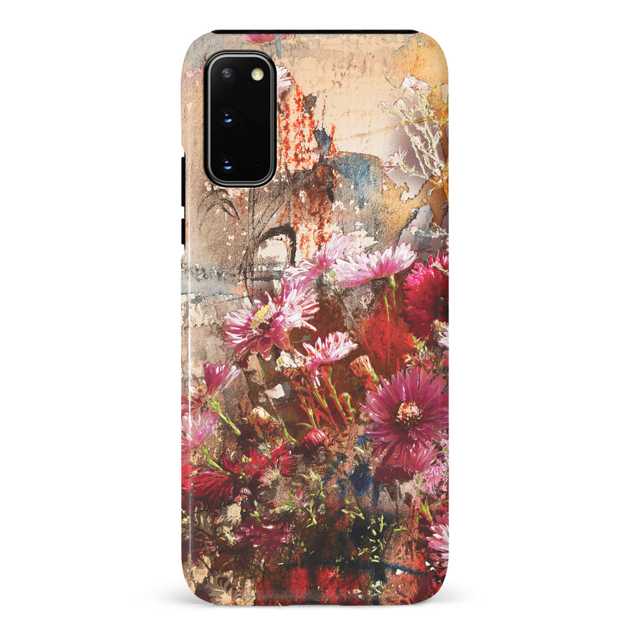 Samsung Galaxy S20 Botanicals Painted Flowers Phone Case