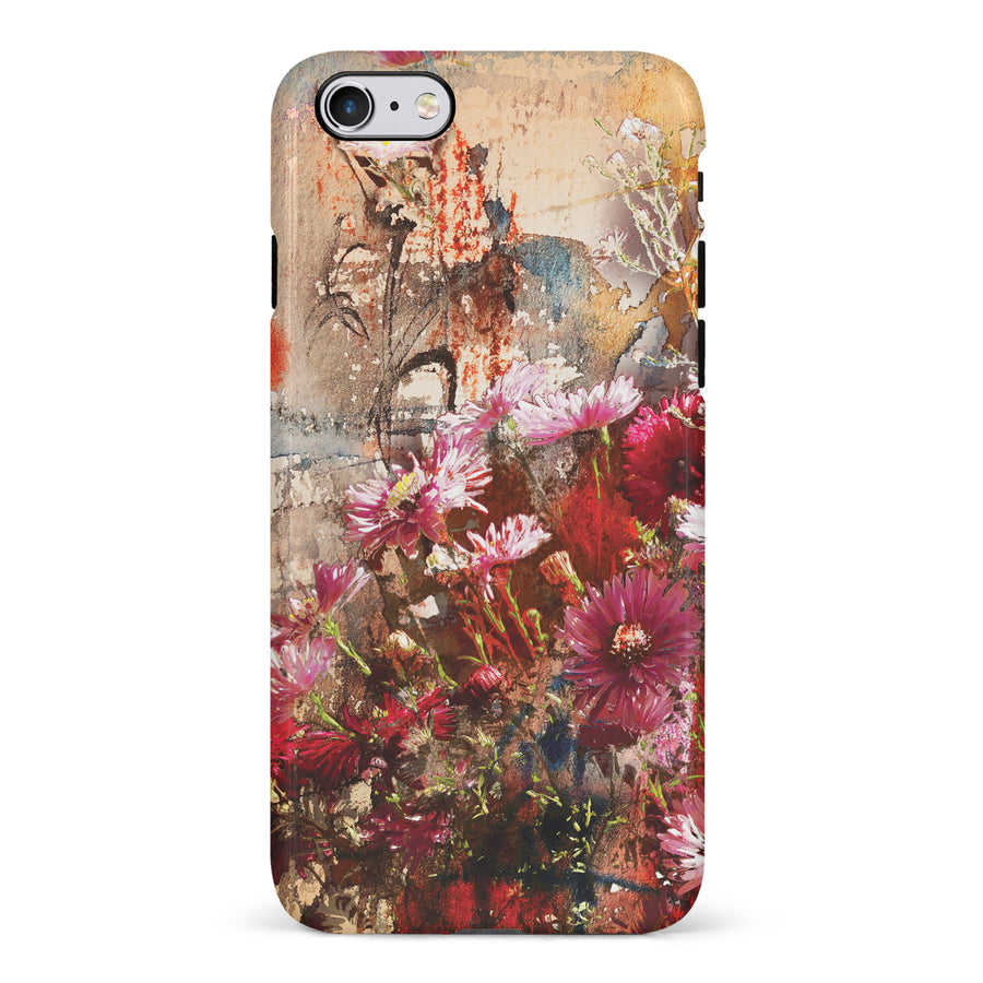 iPhone 6S Plus Botanicals Painted Flowers Phone Case