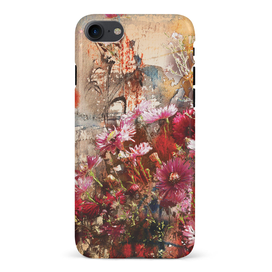 iPhone 7/8/SE Botanicals Painted Flowers Phone Case