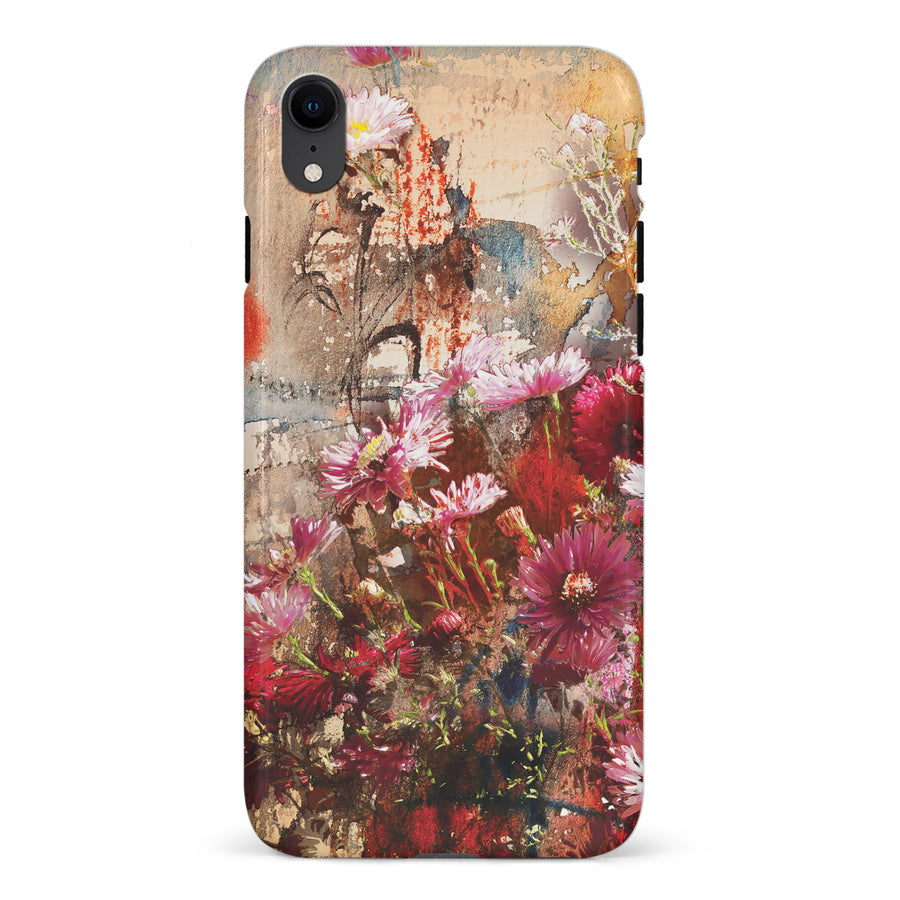iPhone XR Botanicals Painted Flowers Phone Case