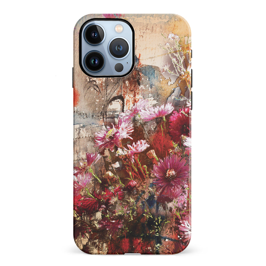 iPhone 12 Pro Botanicals Painted Flowers Phone Case