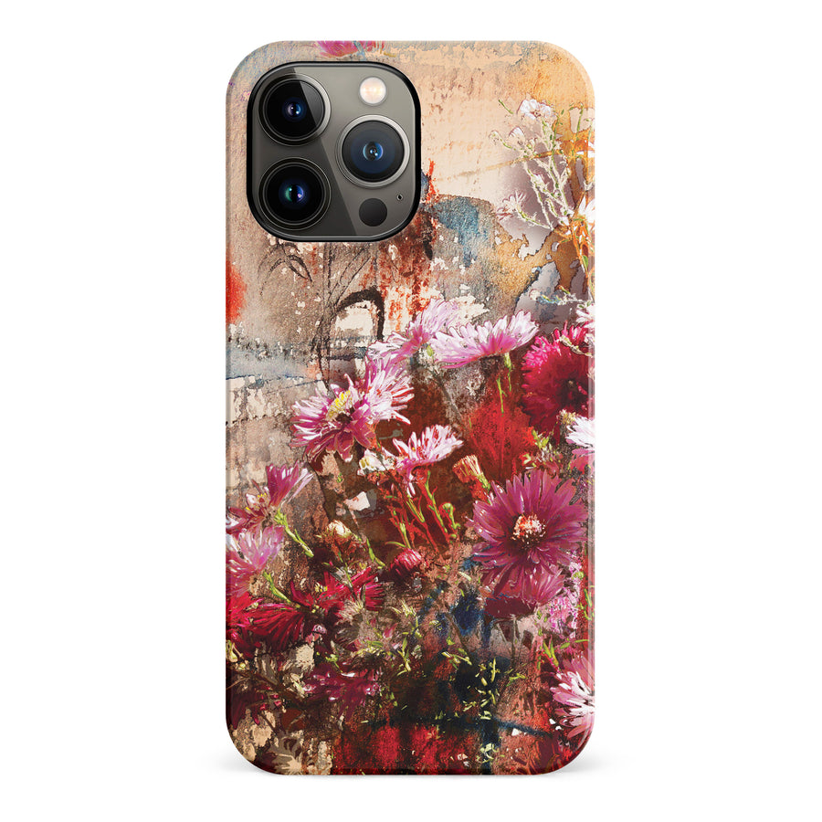 iPhone 14 Plus Botanicals Painted Flowers Phone Case