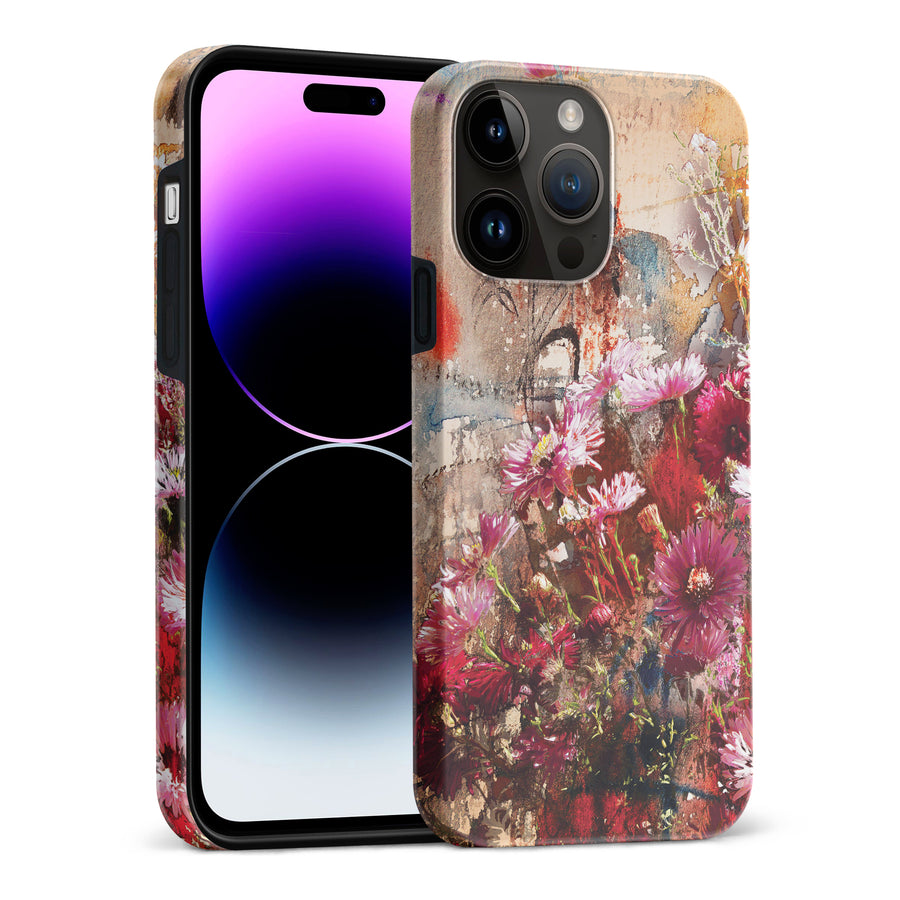 iPhone 15 Pro Max Botanicals Painted Flowers Phone Case