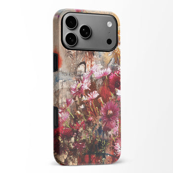iPhone 17 Pro Max Whirlwind of Painted Roses Phone Case