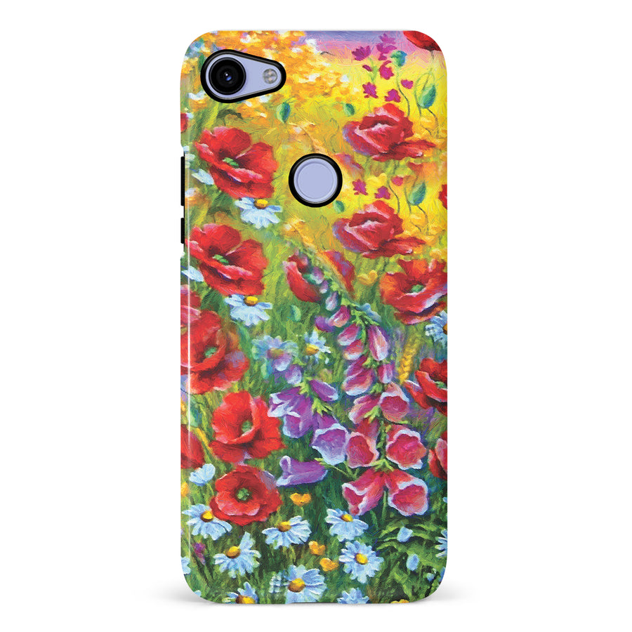 Google Pixel 3A XL Botanicals Painted Flowers Phone Case