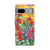 Google Pixel 8A Botanicals Painted Flowers Phone Case