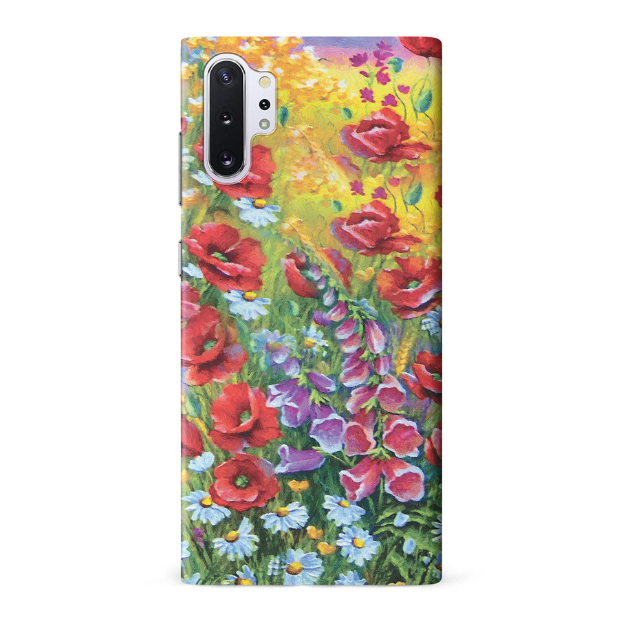 Samsung Galaxy Note 10 Plus Botanicals Painted Flowers Phone Case