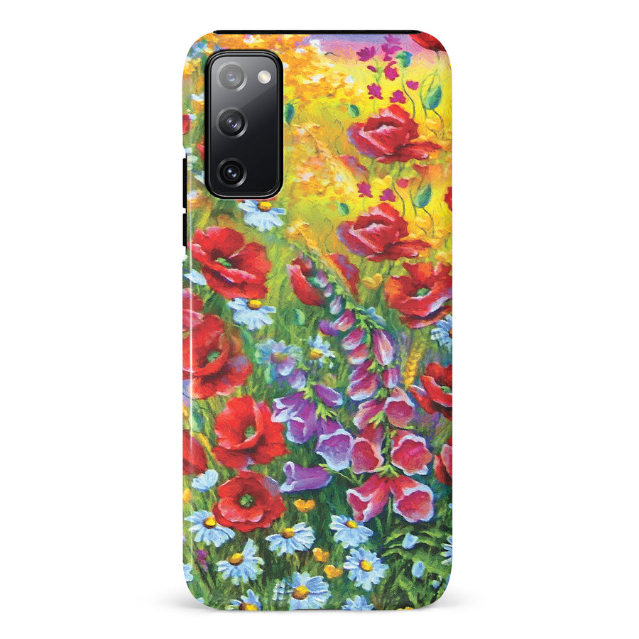 Samsung Galaxy S20 FE Botanicals Painted Flowers Phone Case