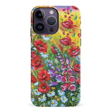 Botanicals Painted Flowers Phone Case