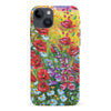 iPhone 15 Plus Botanicals Painted Flowers Phone Case