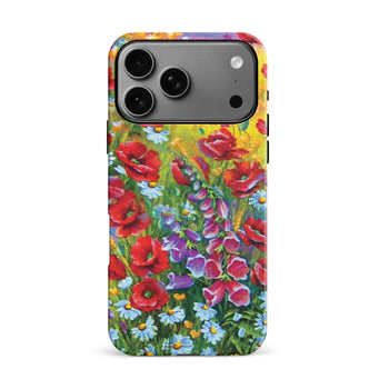 iPhone 17 Pro Max Lily Dreams Painted Flowers Phone Case