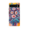 Google Pixel 6A Botanicals Painted Flowers Phone Case