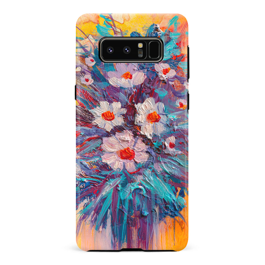 Samsung Galaxy Note 8 Botanicals Painted Flowers Phone Case