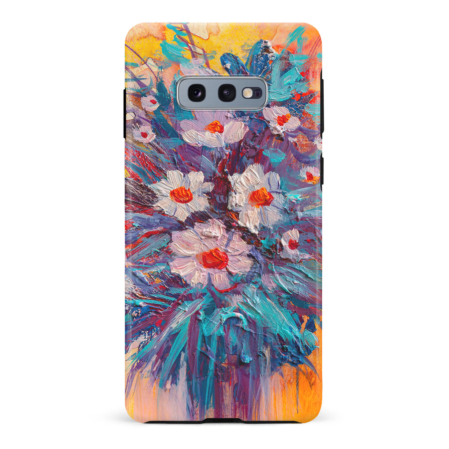 Samsung Galaxy S10e Botanicals Painted Flowers Phone Case