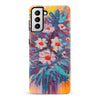 Samsung Galaxy S21 Botanicals Painted Flowers Phone Case