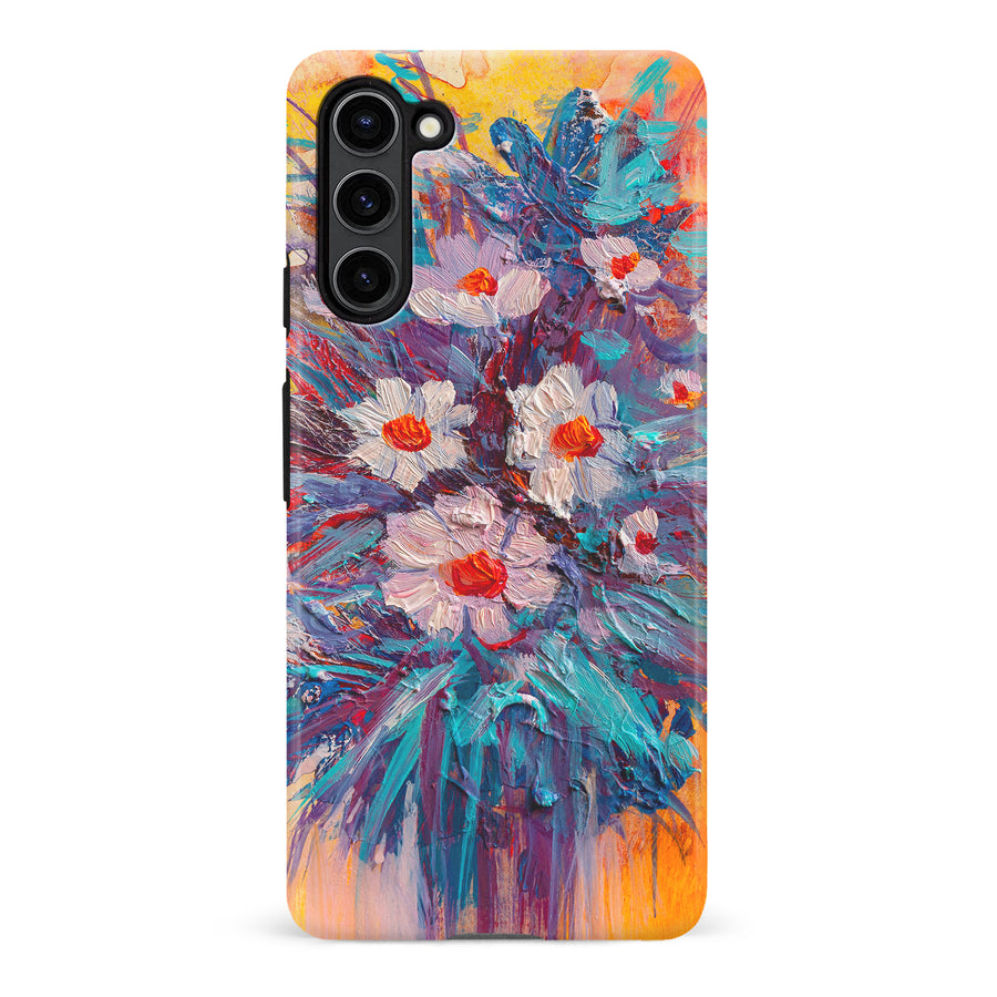 Samsung Galaxy S23 Plus Botanicals Painted Flowers Phone Case