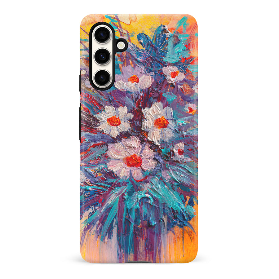 Samsung Galaxy S23 FE Botanicals Painted Flowers Phone Case
