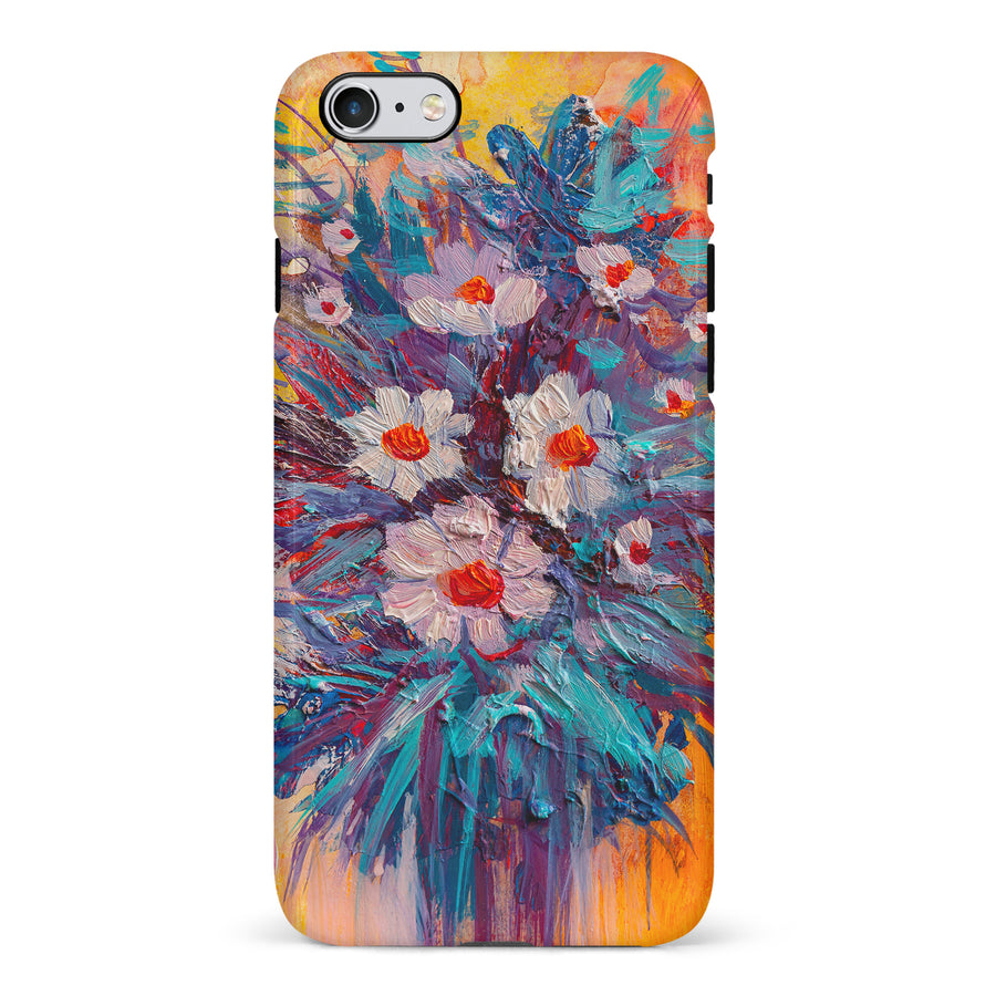 iPhone 6S Plus Botanicals Painted Flowers Phone Case