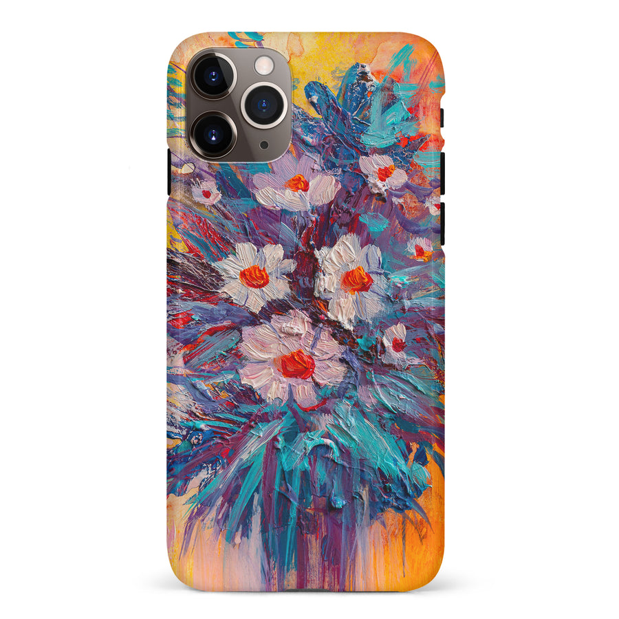 iPhone 11 Pro Max Botanicals Painted Flowers Phone Case