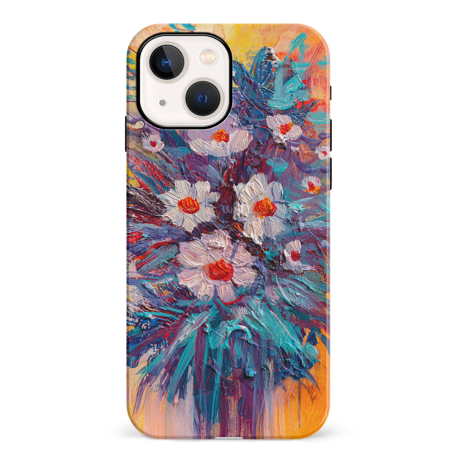 iPhone 13 Botanicals Painted Flowers Phone Case