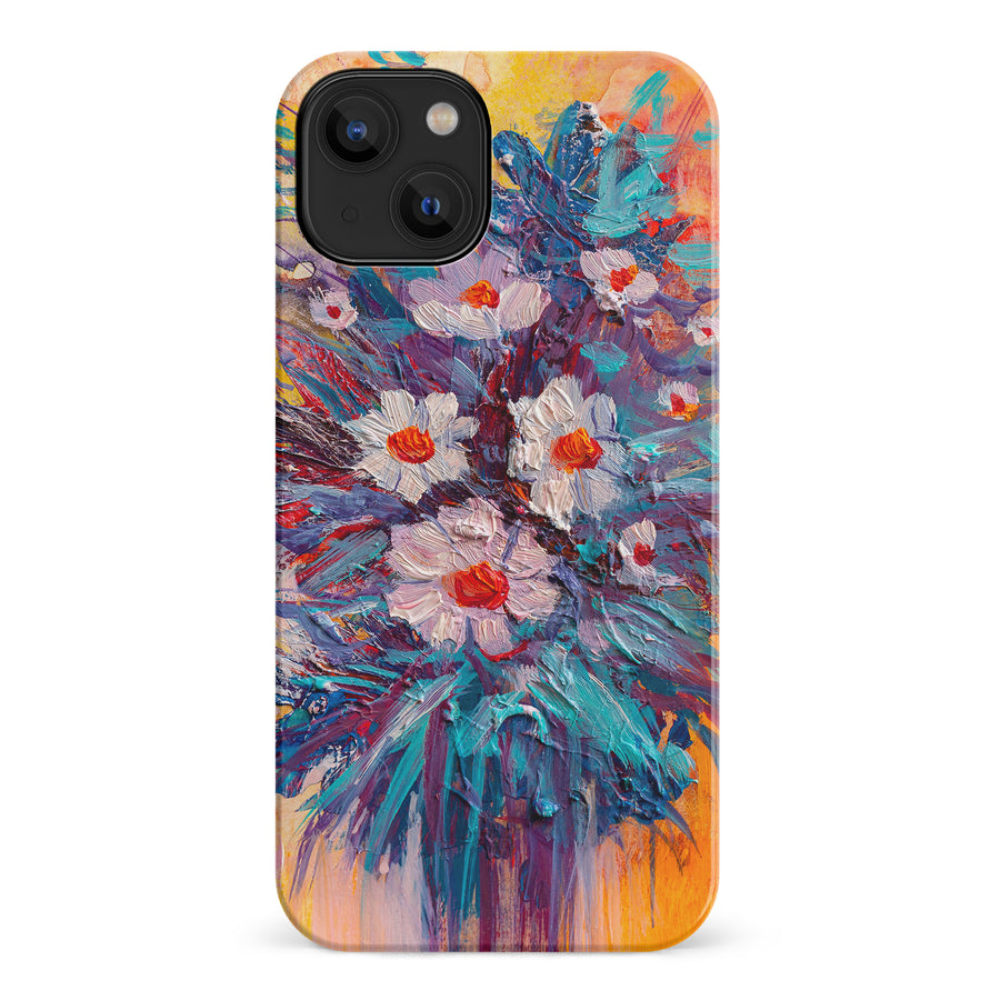 iPhone 14 Botanicals Painted Flowers Phone Case