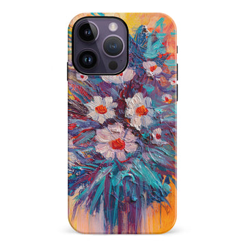 iPhone 14 Pro Max Botanicals Painted Flowers Phone Case