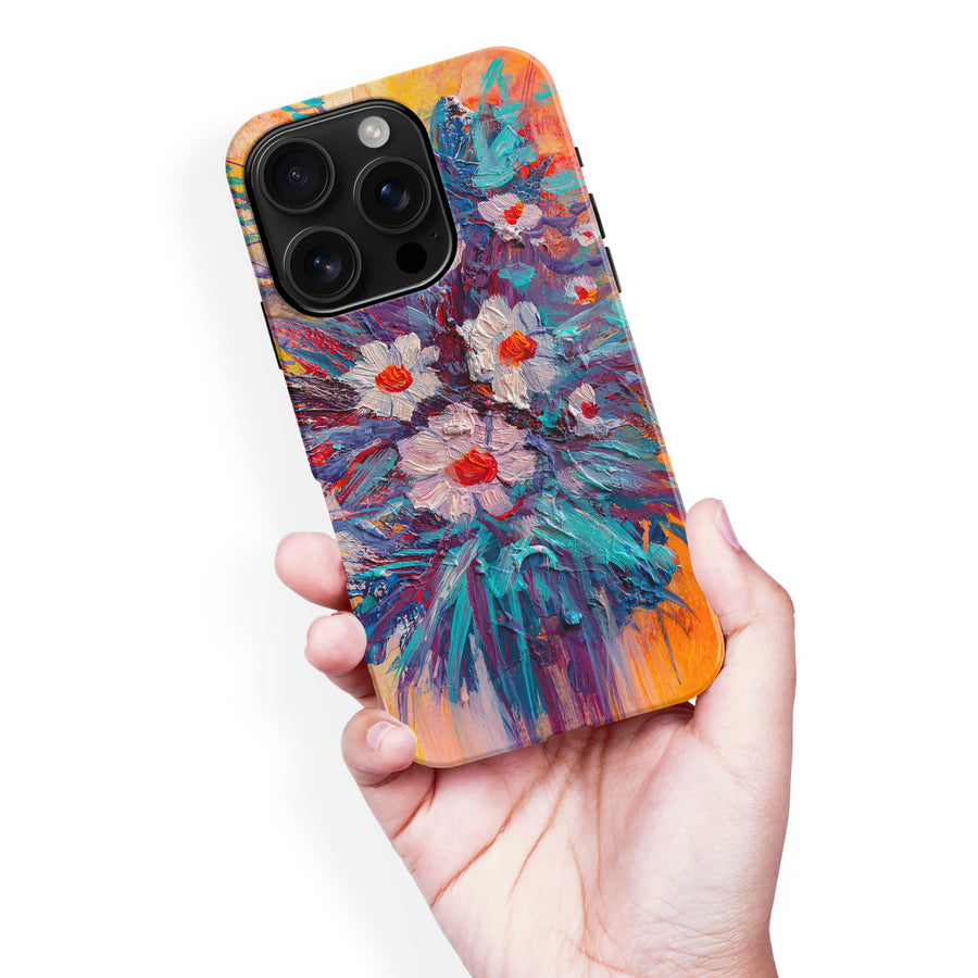 iPhone 16 Pro Max Botanicals Painted Flowers Phone Case