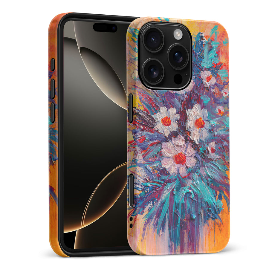 iPhone 16 Pro Max Botanicals Painted Flowers Phone Case