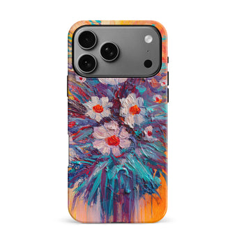 iPhone 17 Pro Max Botanicals Painted Flowers Phone Case