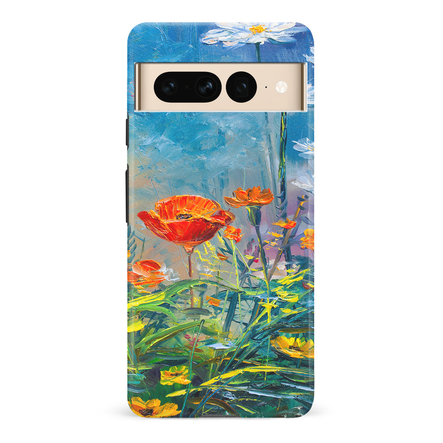 Google Pixel 7 Pro Painted Tulip Trail Phone Case