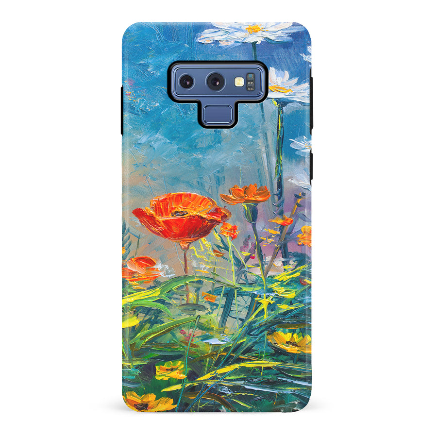 Samsung Galaxy Note 9 Painted Tulip Trail Phone Case