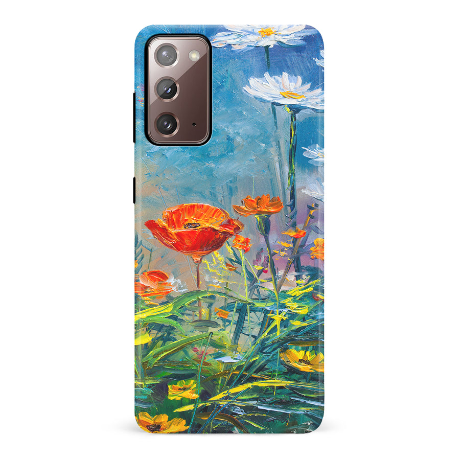 Samsung Galaxy Note 20 Painted Tulip Trail Phone Case