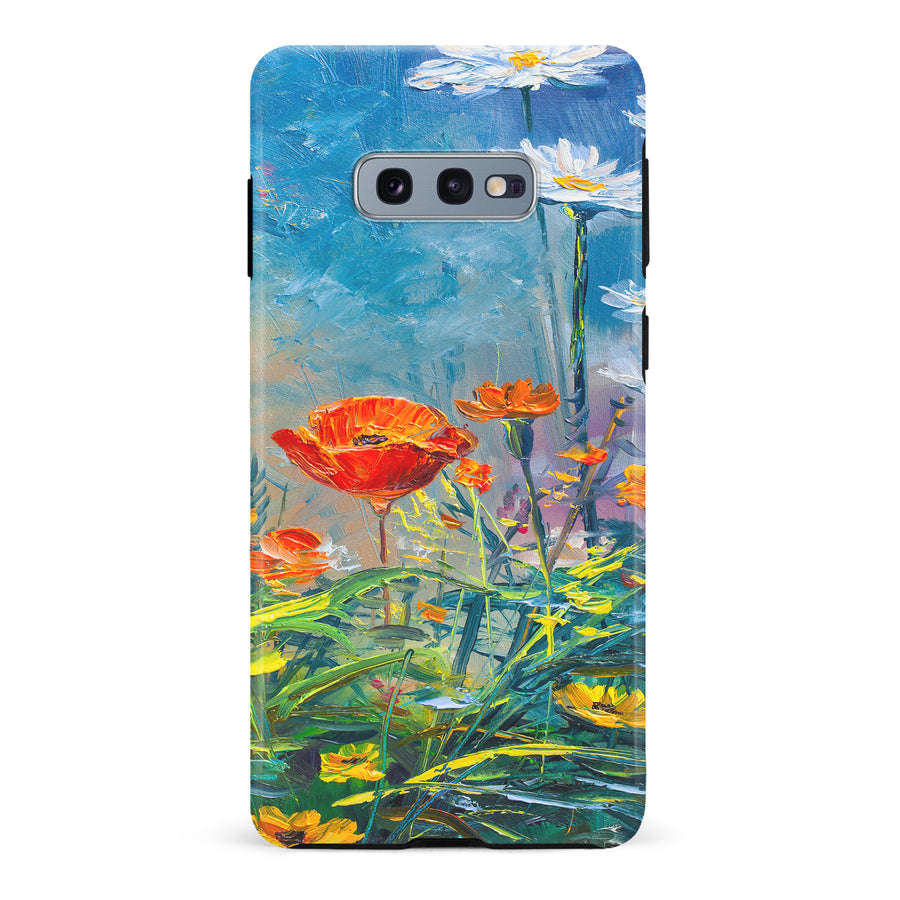 Samsung Galaxy S10e Painted Tulip Trail Phone Case