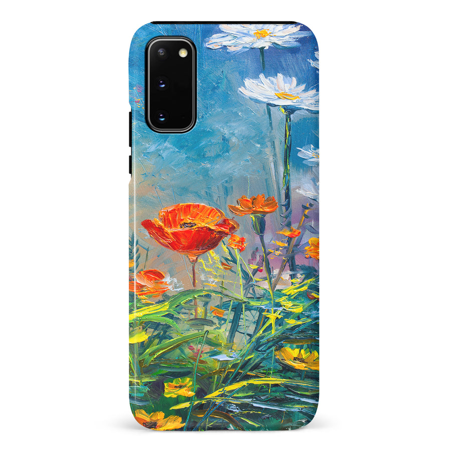 Samsung Galaxy S20 Painted Tulip Trail Phone Case