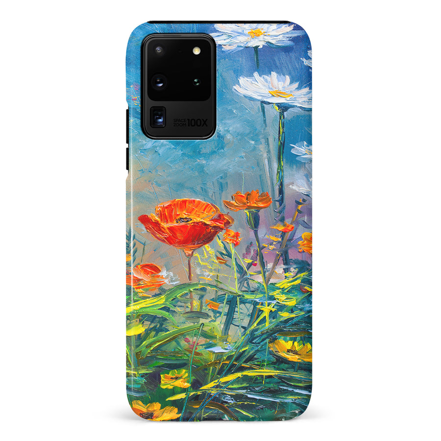 Samsung Galaxy S20 Ultra Painted Tulip Trail Phone Case