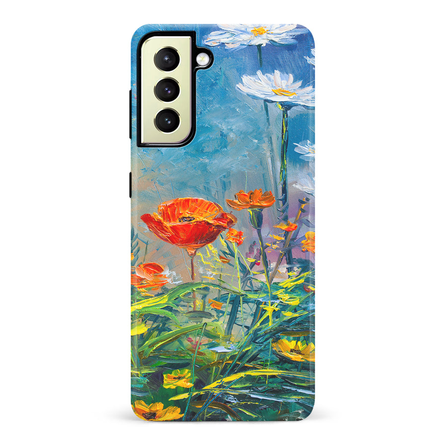 Samsung Galaxy S22 Plus Painted Tulip Trail Phone Case