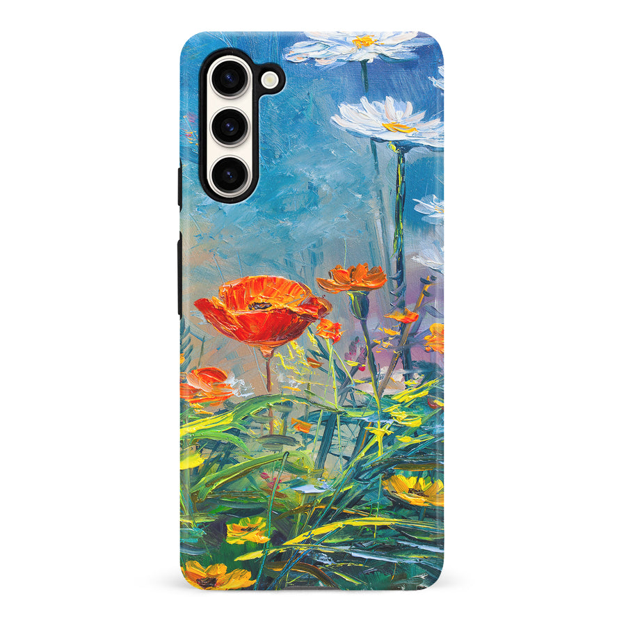Samsung Galaxy S23 Painted Tulip Trail Phone Case