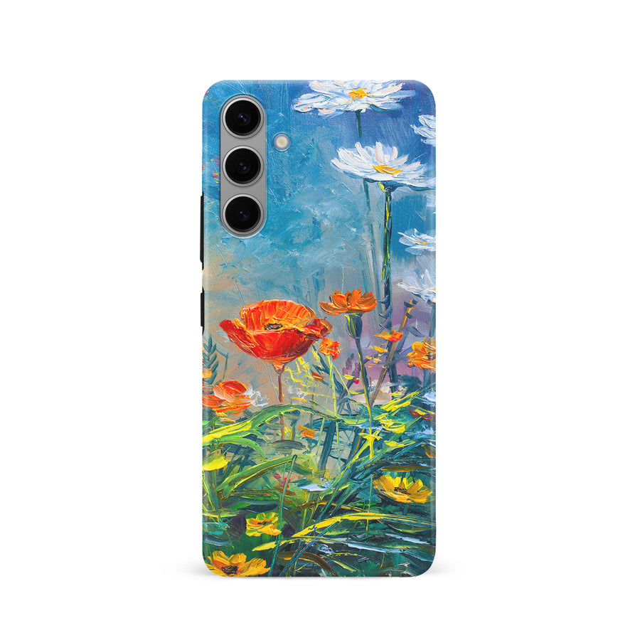 Samsung Galaxy S24 Painted Tulip Trail Phone Case