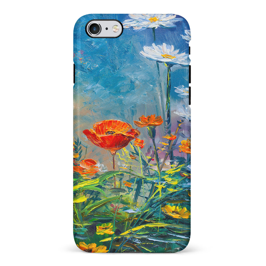 iPhone 6 Painted Tulip Trail Phone Case