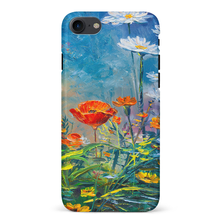 iPhone 7/8/SE Painted Tulip Trail Phone Case