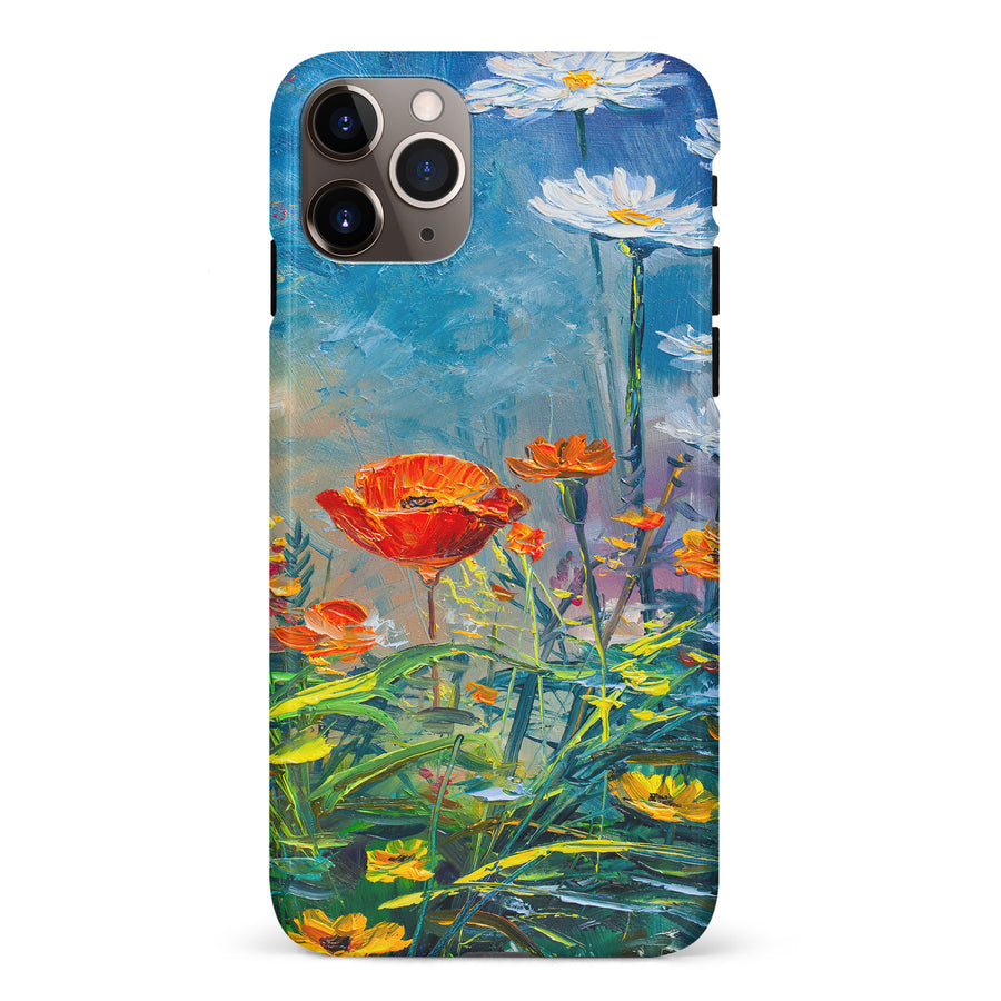 iPhone 11 Pro Max Painted Tulip Trail Phone Case