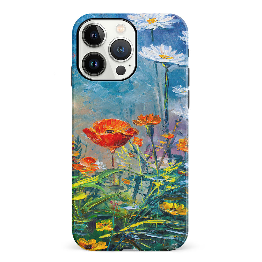 iPhone 13 Pro Painted Tulip Trail Phone Case
