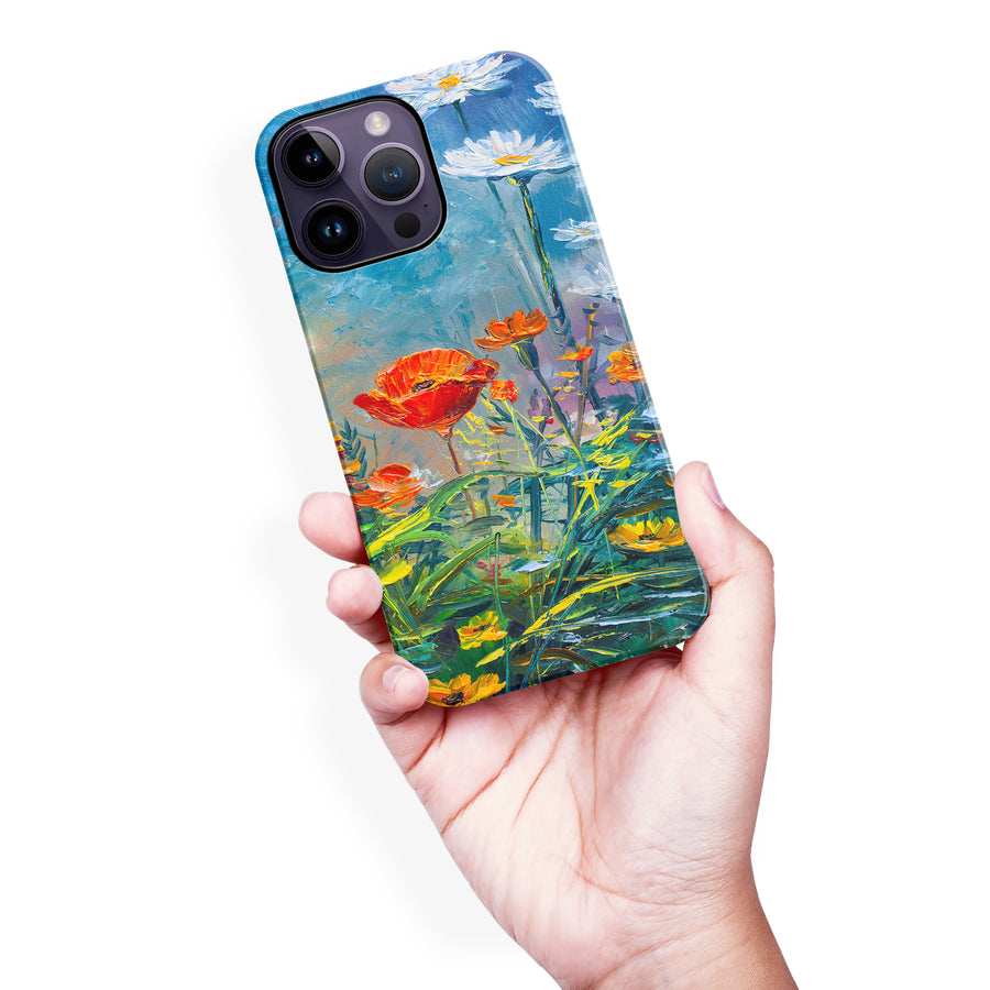 iPhone 14 Pro Max Painted Tulip Trail Phone Case
